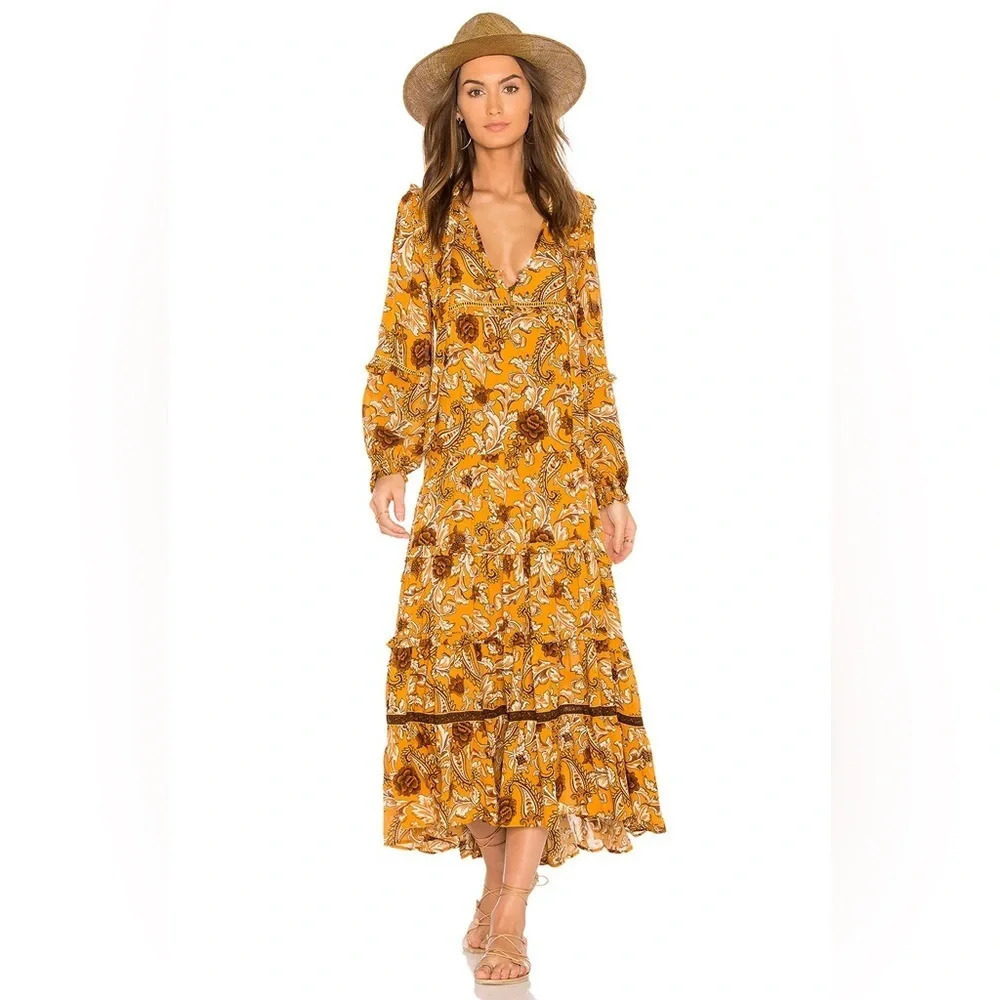 Spell Etienne Maxi Dress in Sienna